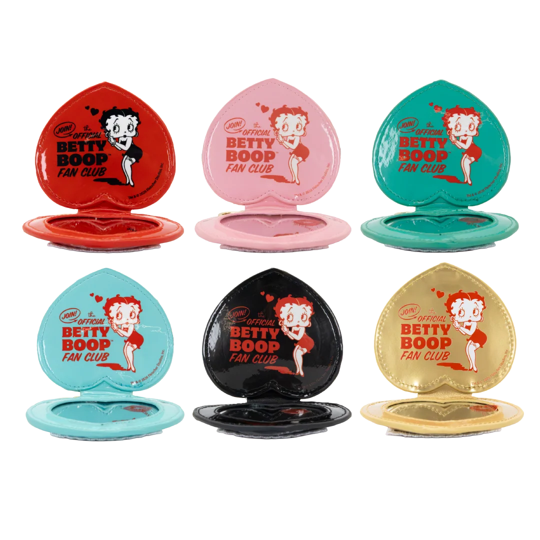 Betty Boop Mystery Box Heart Compact Mirror Bag Charms