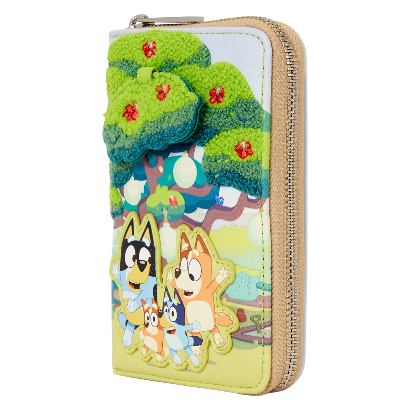 Bluey Backyard Zip-Around Wallet