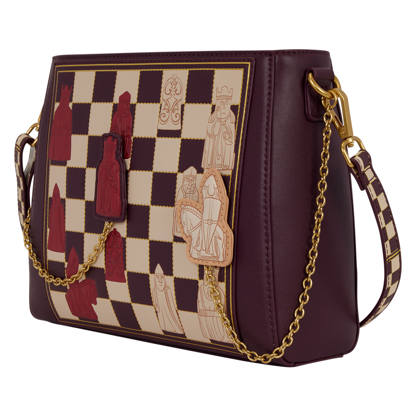 Wizzard Front Harry Potter Wizard's Chess Crossbody Bag