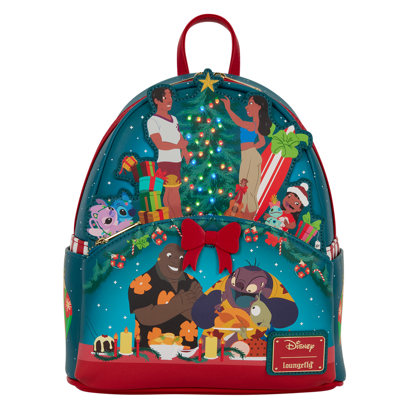 Lilo and Stitch Ohana Holiday Mini Backpack