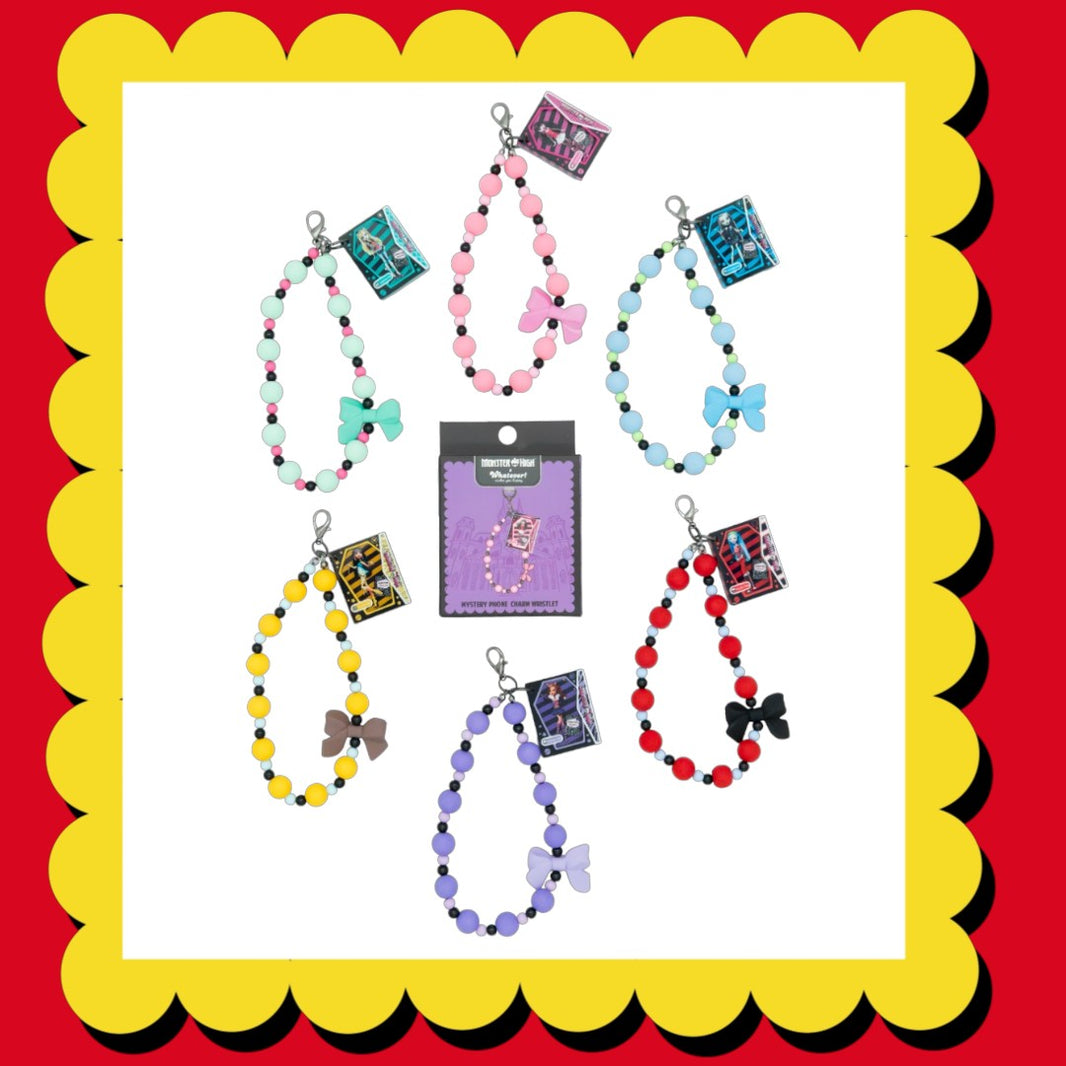 Whatever! Makes You Happy X Monster High Mystery Box Beaded Toy Box Phone Charms