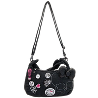 Whatever! Makes You Happy X Monster High Alumni Padded Denim Baguette Crossbody Bag