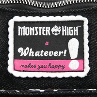 Whatever! Makes You Happy X Monster High Alumni Padded Denim Baguette Crossbody Bag