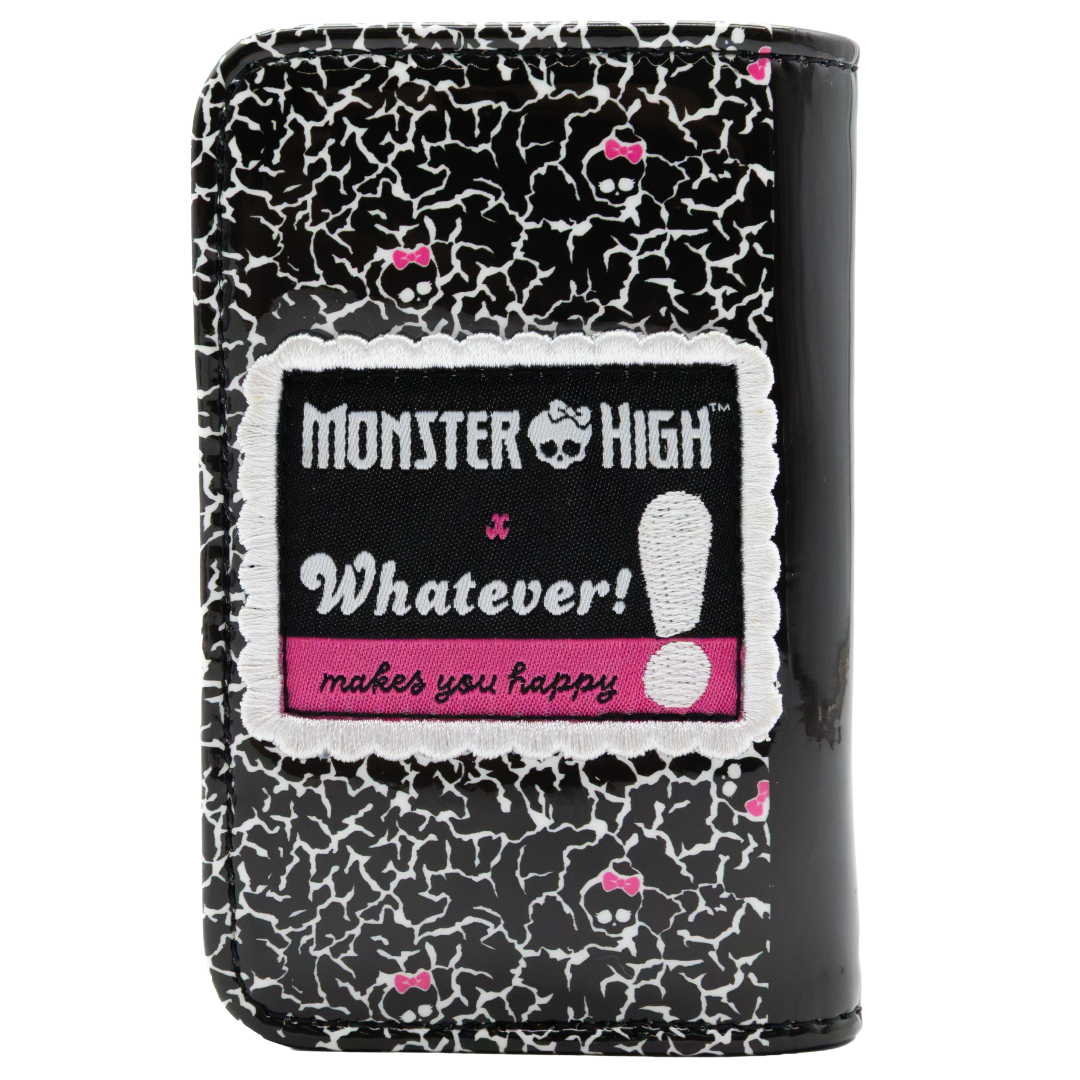 Whatever! Makes You Happy X Monster High Notebook Accordion Wallet