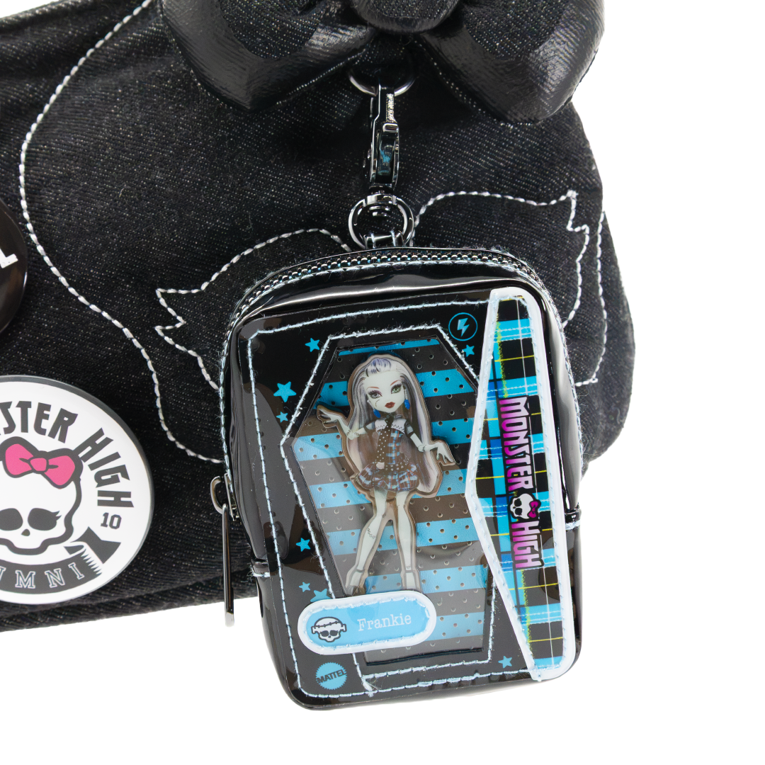 Whatever! Makes You Happy X Monster High Mystery Doll Box Mini ITA Bag Charm with Epoxy Pin