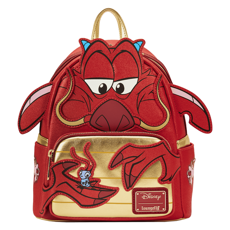 Mulan Mushu Glitter Cosplay Mini Backpack