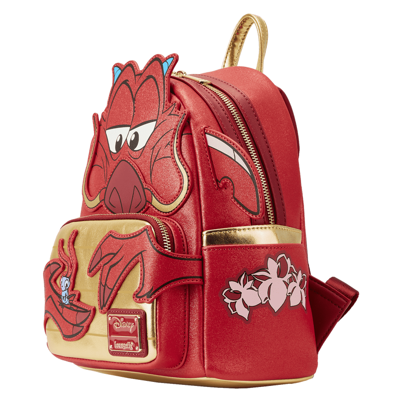 Mulan Mushu Glitter Cosplay Mini Backpack