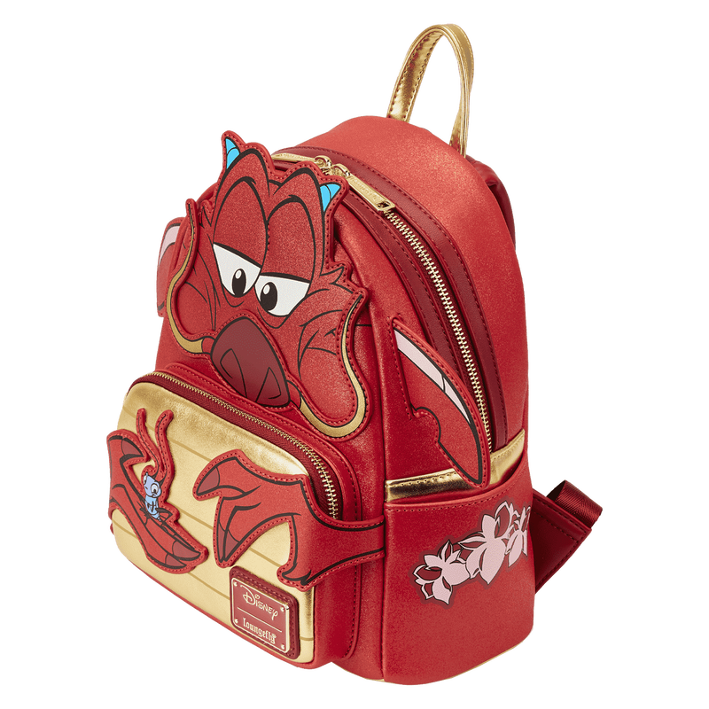 Mulan Mushu Glitter Cosplay Mini Backpack