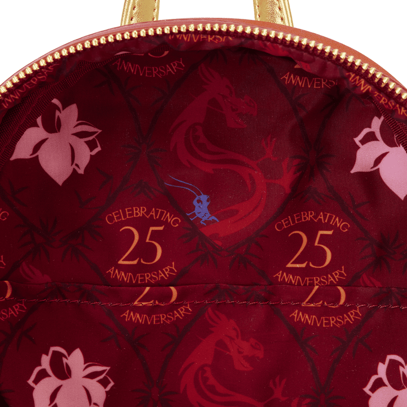 Mulan Mushu Glitter Cosplay Mini Backpack