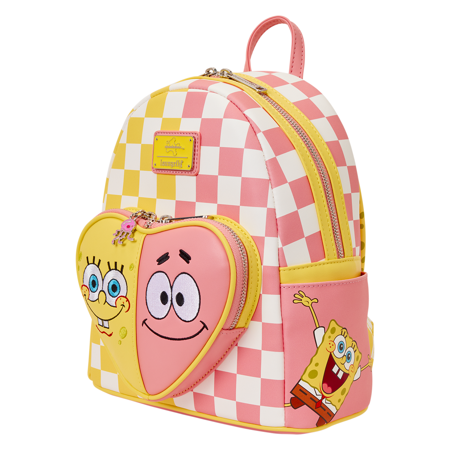 SpongeBob SquarePants & Patrick Star Checkered Mini Backpack