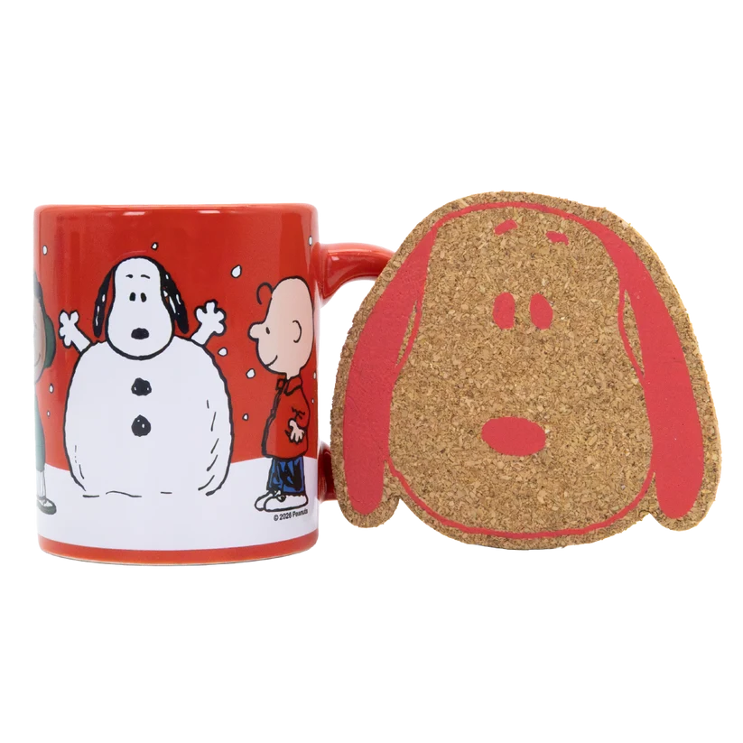 Peanuts Winter Scenes Mystery Box Mini Mug with Coaster