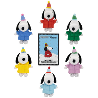 Peanuts Snoopy Puffer Jacket Mystery Box Plush Bag Charms