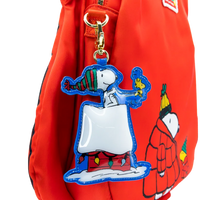 Peanuts Snoopy Winter Scenes Mystery Box Padded Vinyl Bag Charms
