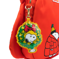 Peanuts Snoopy Winter Scenes Mystery Box Padded Vinyl Bag Charms