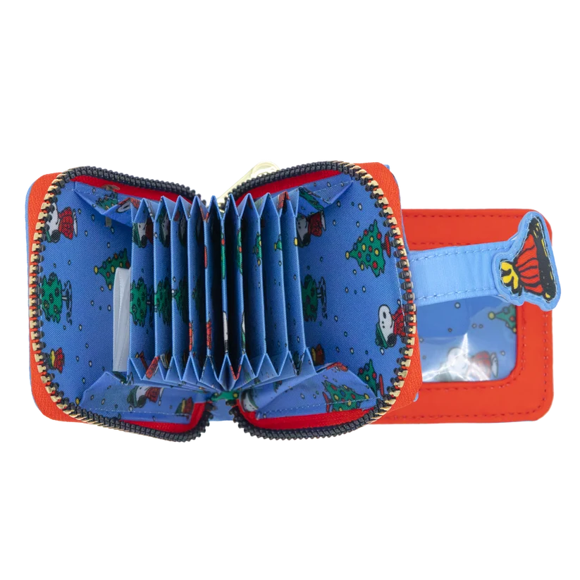 Peanuts Snoopy Puffer Jacket Accordion Cardholder Wallet