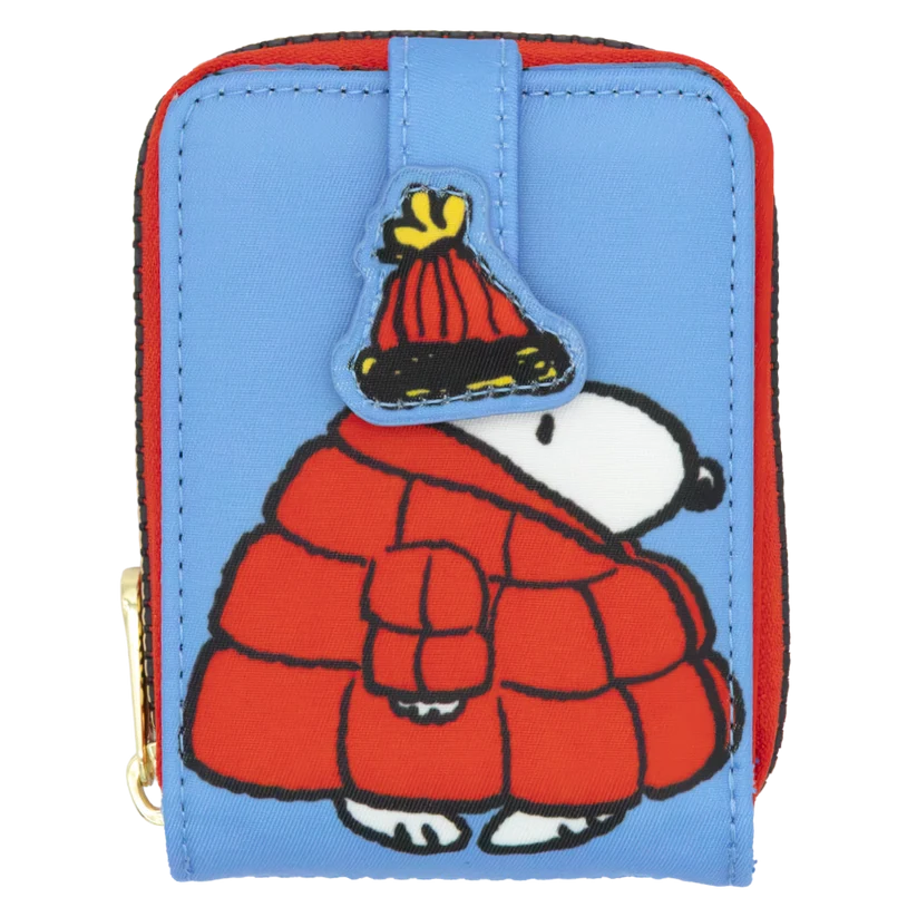 Peanuts Snoopy Puffer Jacket Accordion Cardholder Wallet