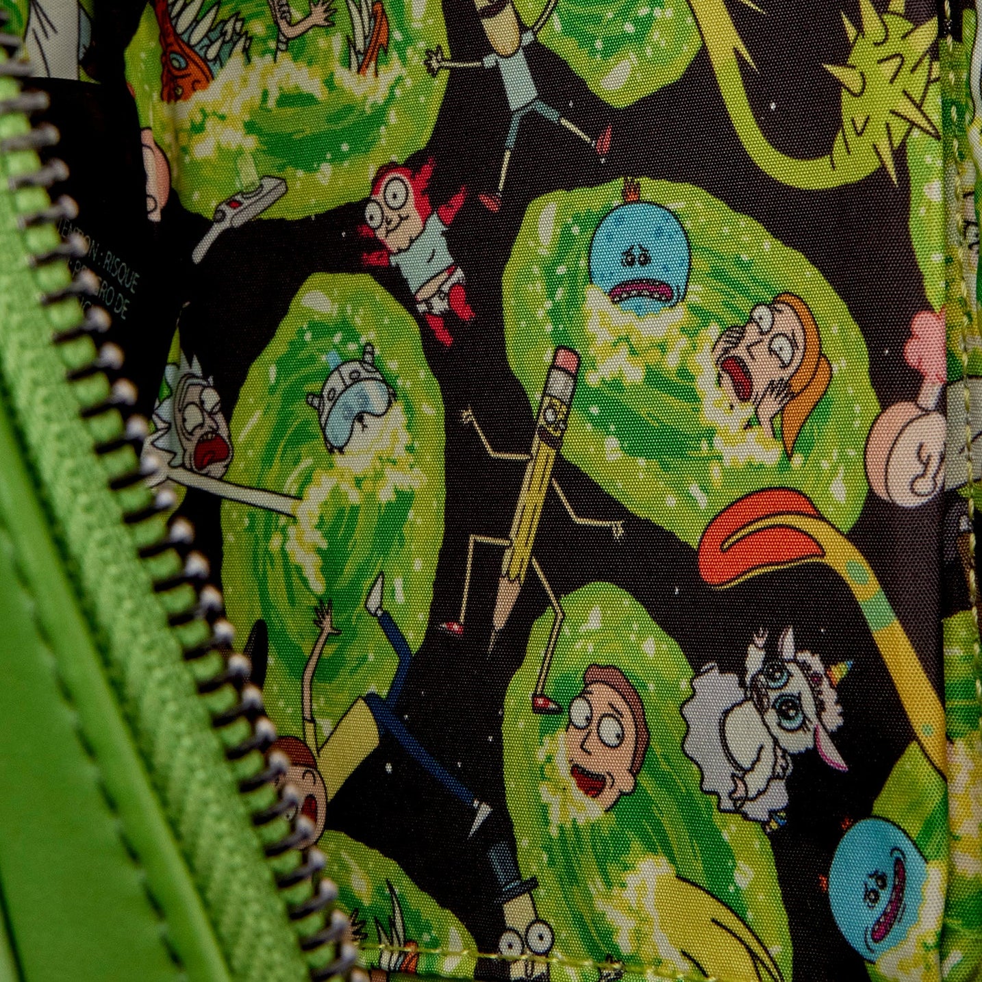 Pickle Rick Sling Crossbody Bag