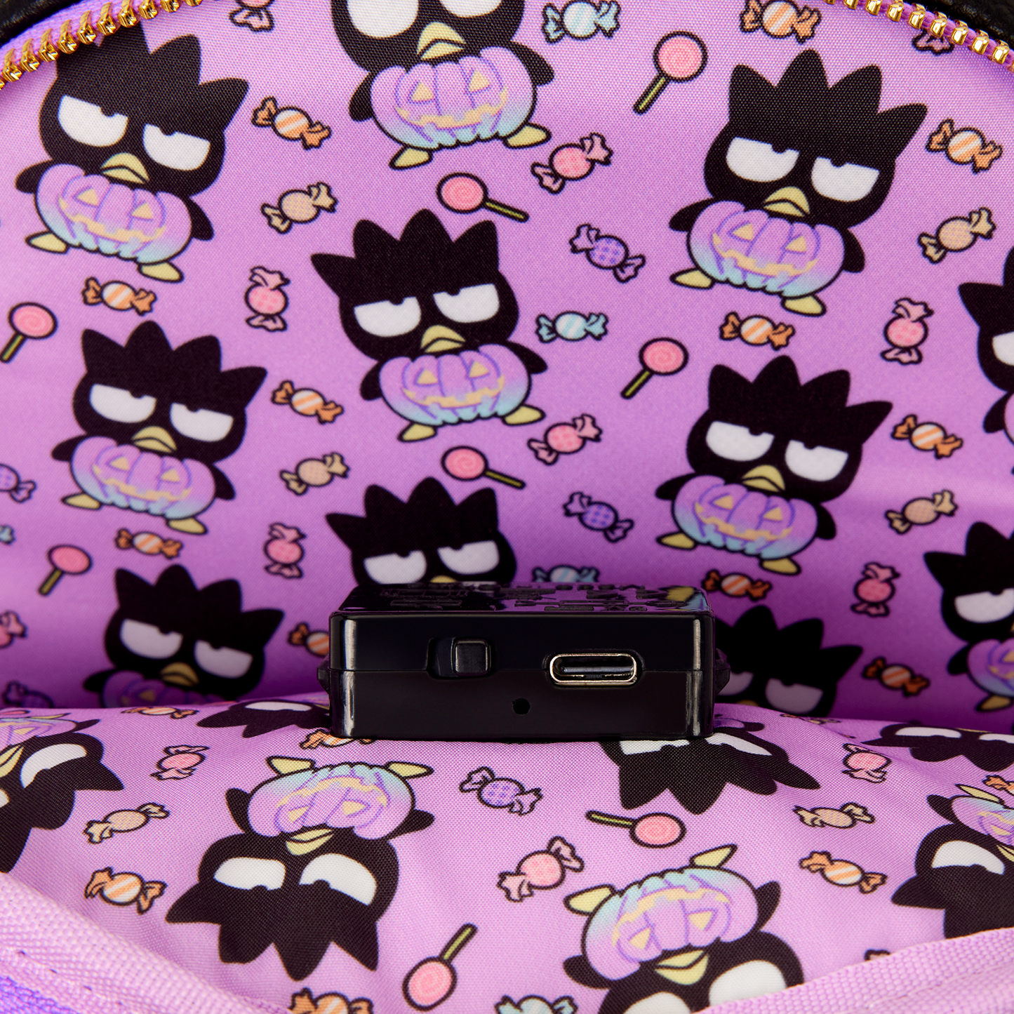Badtz-Maru Pumpkin Cosplay Light-Up Mini Backpack