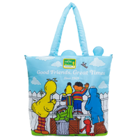 Whatever! Makes You Happy X Sesame Street Good Friends Great Times Oversized Tote Bag