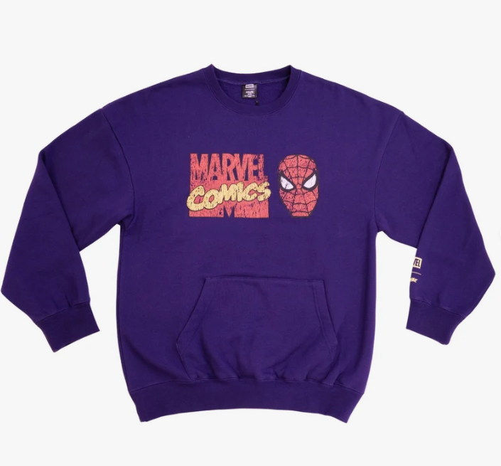 Spider Man 90's Pocket Crewneck