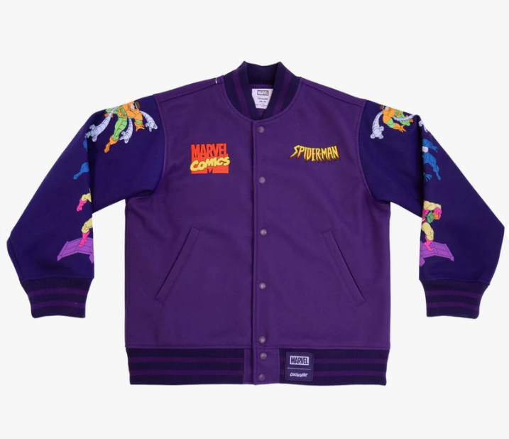 Spider Man 90's Varsity Jacket