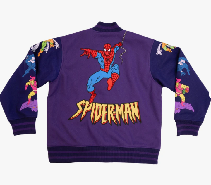 Spider Man 90's Varsity Jacket
