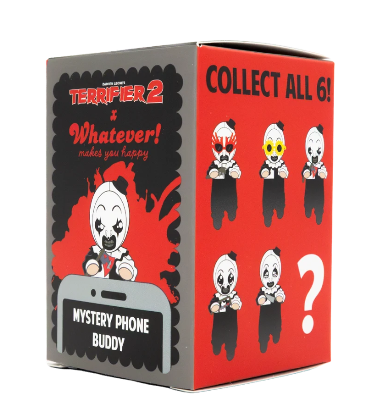Terrifier 2 Mystery Box Art the Clown Phone Buddies