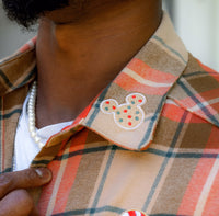 Disney Holiday Mickey Gingerbread Scented Flannel Shirt