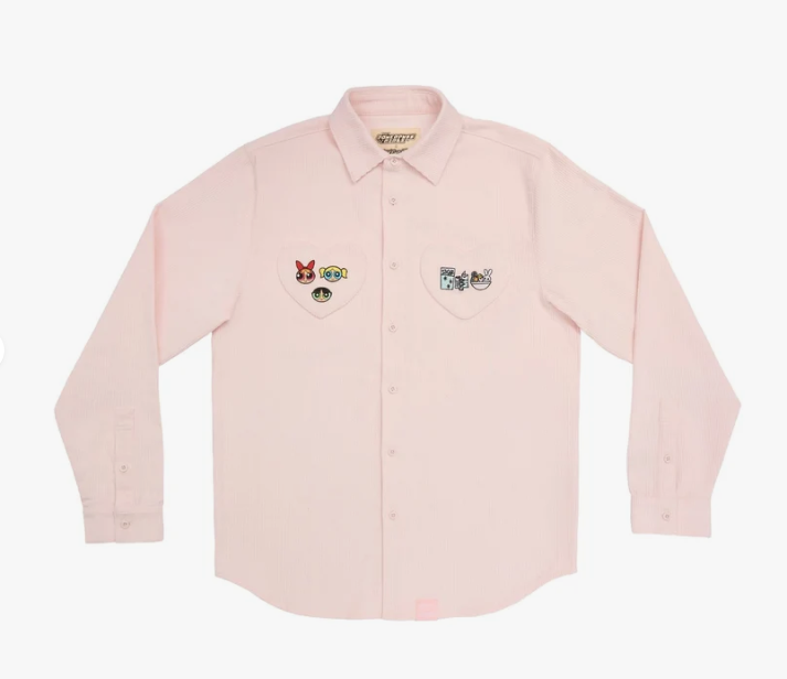 The Powerpuff Girls Corduroy Button Up Shirt