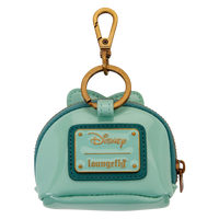 Cards & Comics Connection Disney Mulan comb keychain charm in mint green polyurethane with gold embroidered details.
