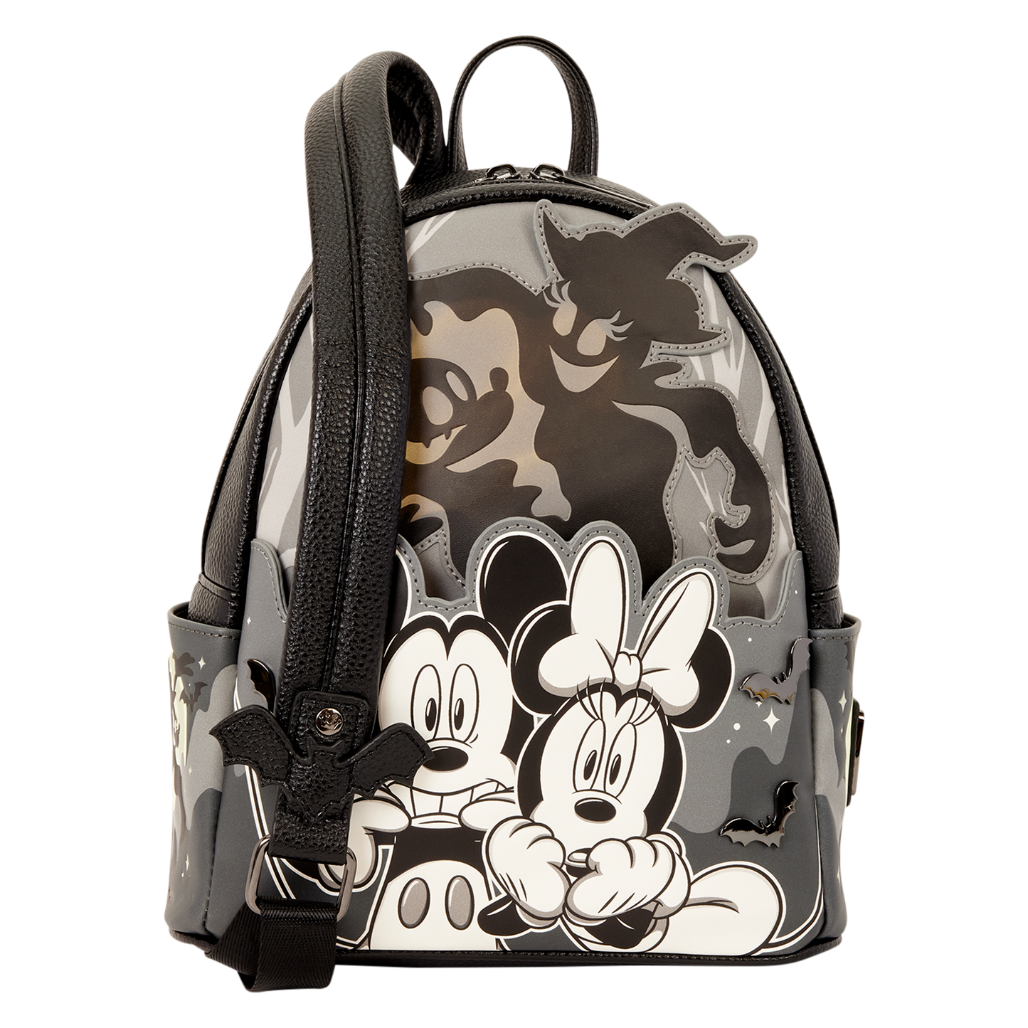 Mickey & Minnie Mouse Ghost Light-Up Glow Mini Backpack