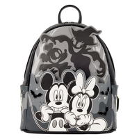 Mickey & Minnie Mouse Ghost Light-Up Glow Mini Backpack