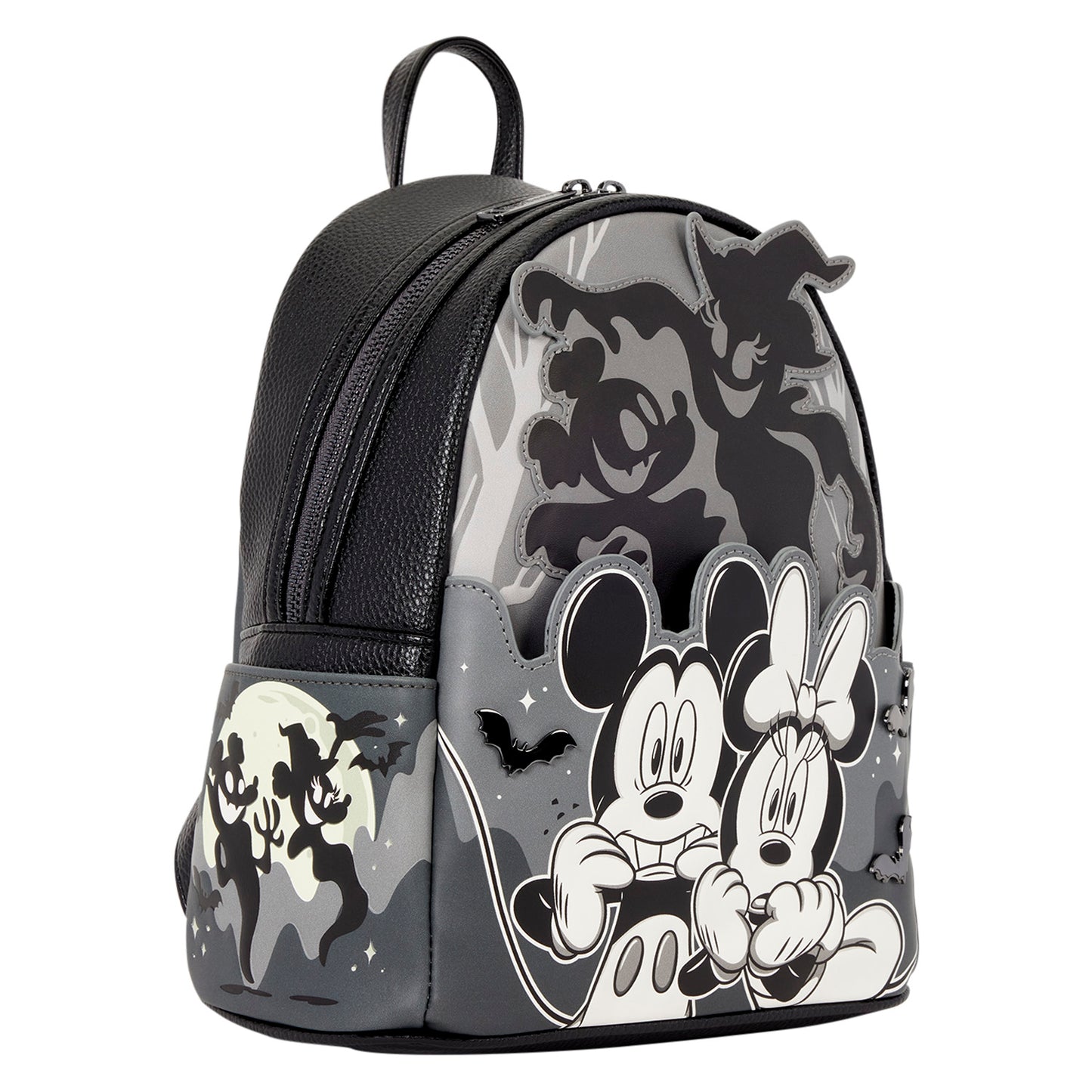 Mickey & Minnie Mouse Ghost Light-Up Glow Mini Backpack