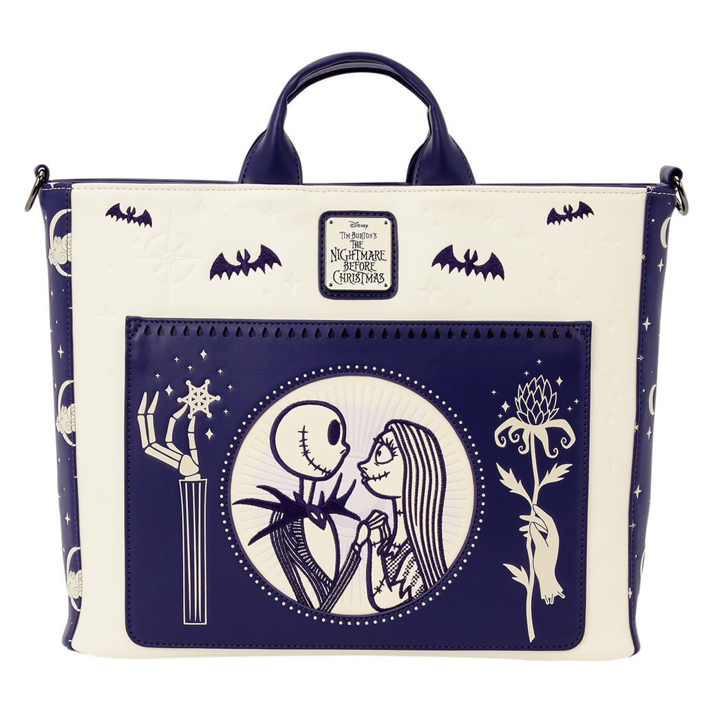 Jack Skellington & Sally Night Sky Convertible Backpack and Tote Bag