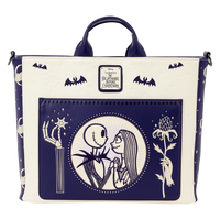 Jack Skellington & Sally Night Sky Convertible Backpack and Tote Bag