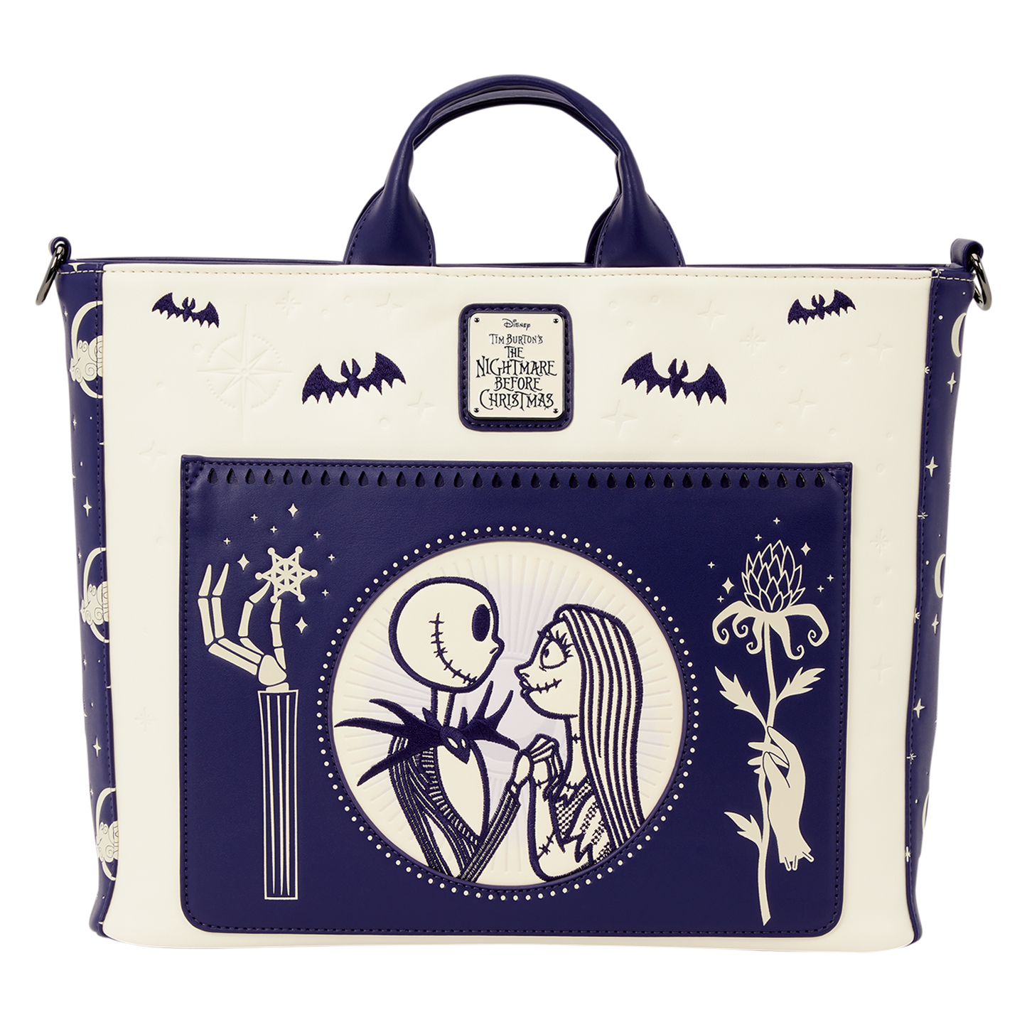 Jack Skellington & Sally Night Sky Convertible Backpack and Tote Bag