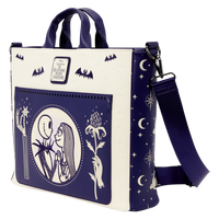 Jack Skellington & Sally Night Sky Convertible Backpack and Tote Bag