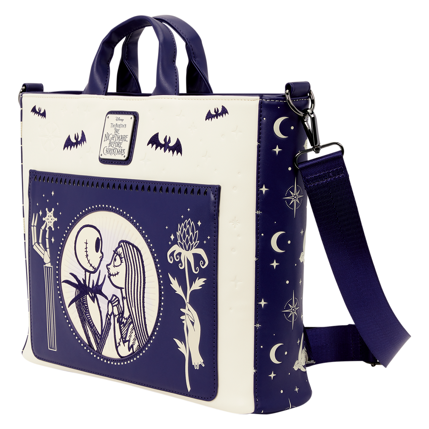 Jack Skellington & Sally Night Sky Convertible Backpack and Tote Bag