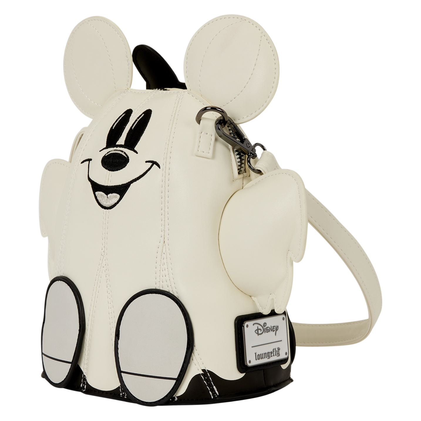 Mickey & Minnie Mouse Ghost Glow Figural Crossbody Bag