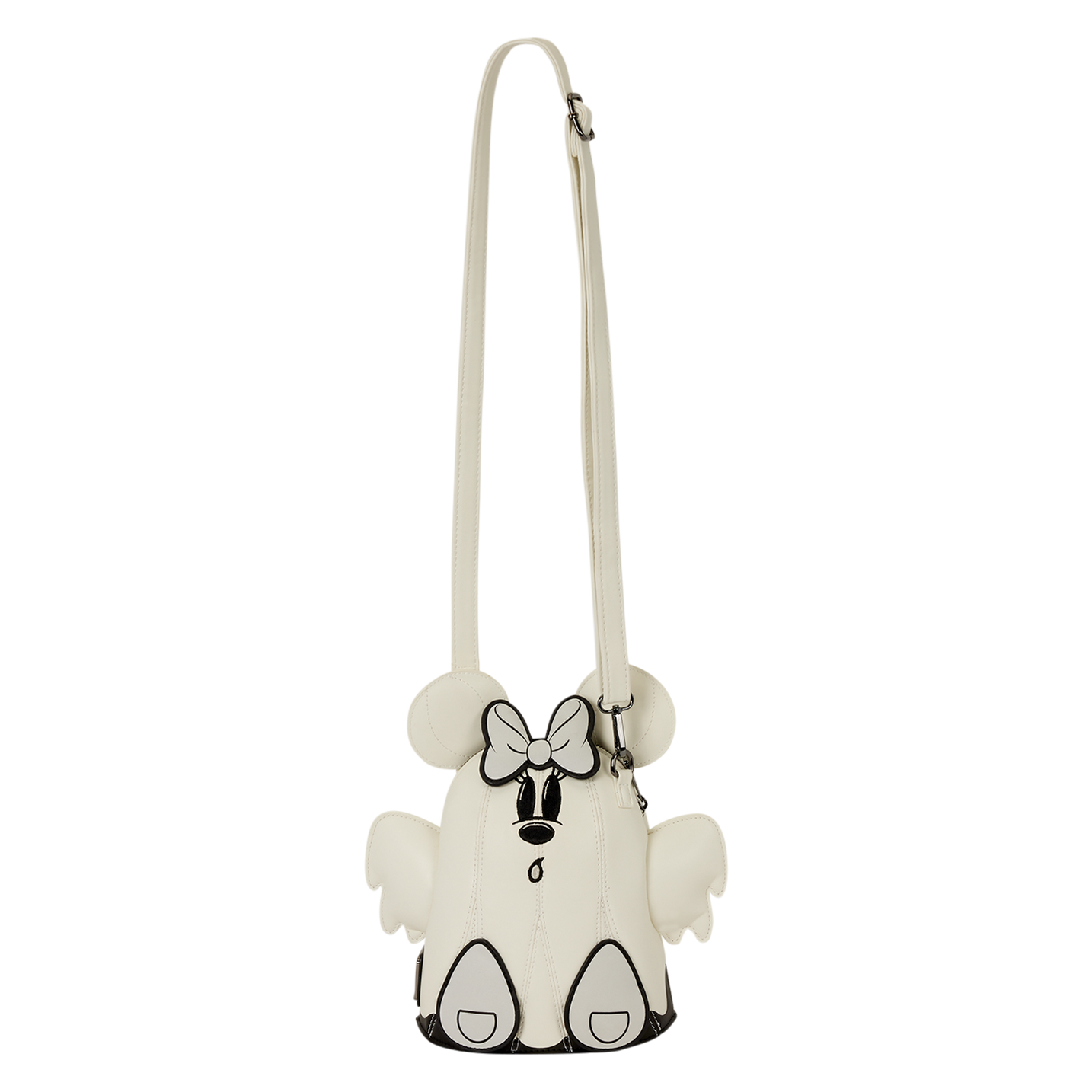 Mickey & Minnie Mouse Ghost Glow Figural Crossbody Bag