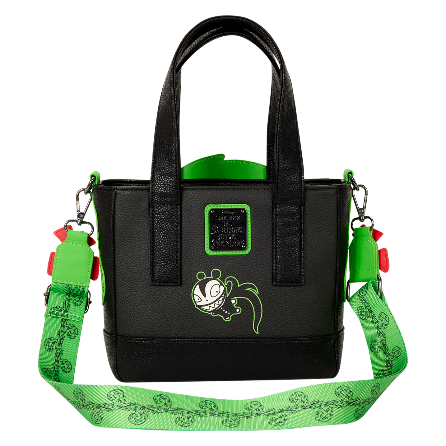 The Nightmare Before Christmas Man-Eating Wreath Glow Mini Tote Crossbody Bag