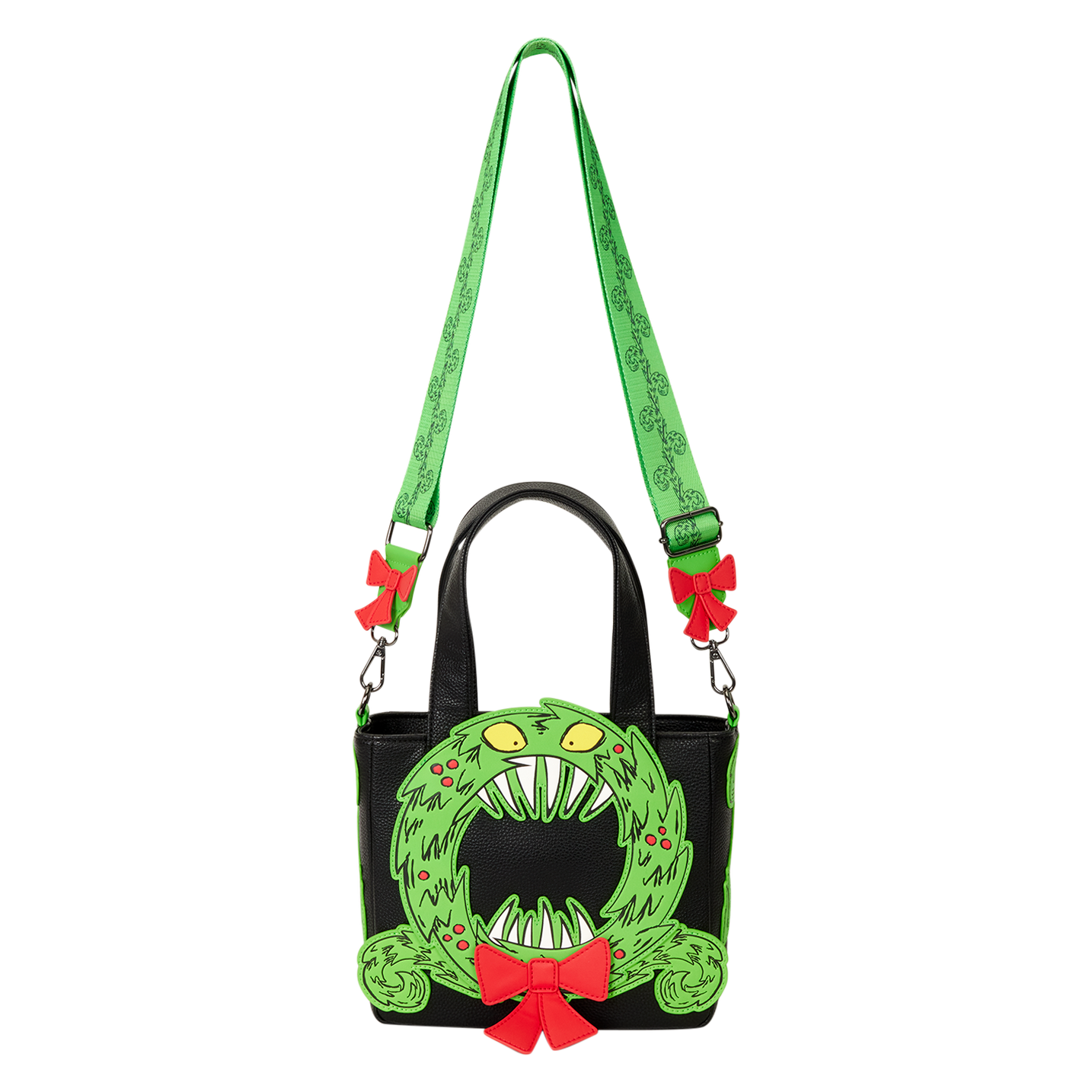 The Nightmare Before Christmas Man-Eating Wreath Glow Mini Tote Crossbody Bag