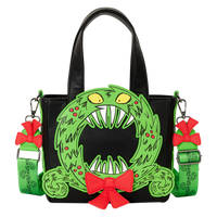 The Nightmare Before Christmas Man-Eating Wreath Glow Mini Tote Crossbody Bag
