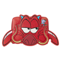 Mulan 25th Anniversary Mushu Glitter Cosplay Zip Around Wallet