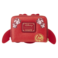 Mulan 25th Anniversary Mushu Glitter Cosplay Zip Around Wallet