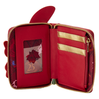 Mulan 25th Anniversary Mushu Glitter Cosplay Zip Around Wallet