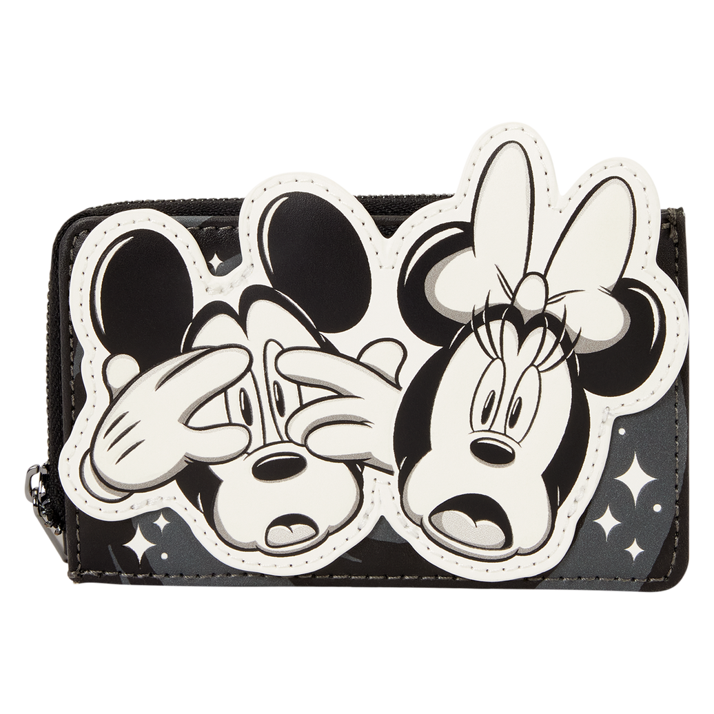 Mickey & Minnie Mouse Ghost Zip Around Card Holder