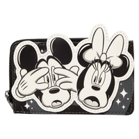 Mickey & Minnie Mouse Ghost Zip Around Card Holder