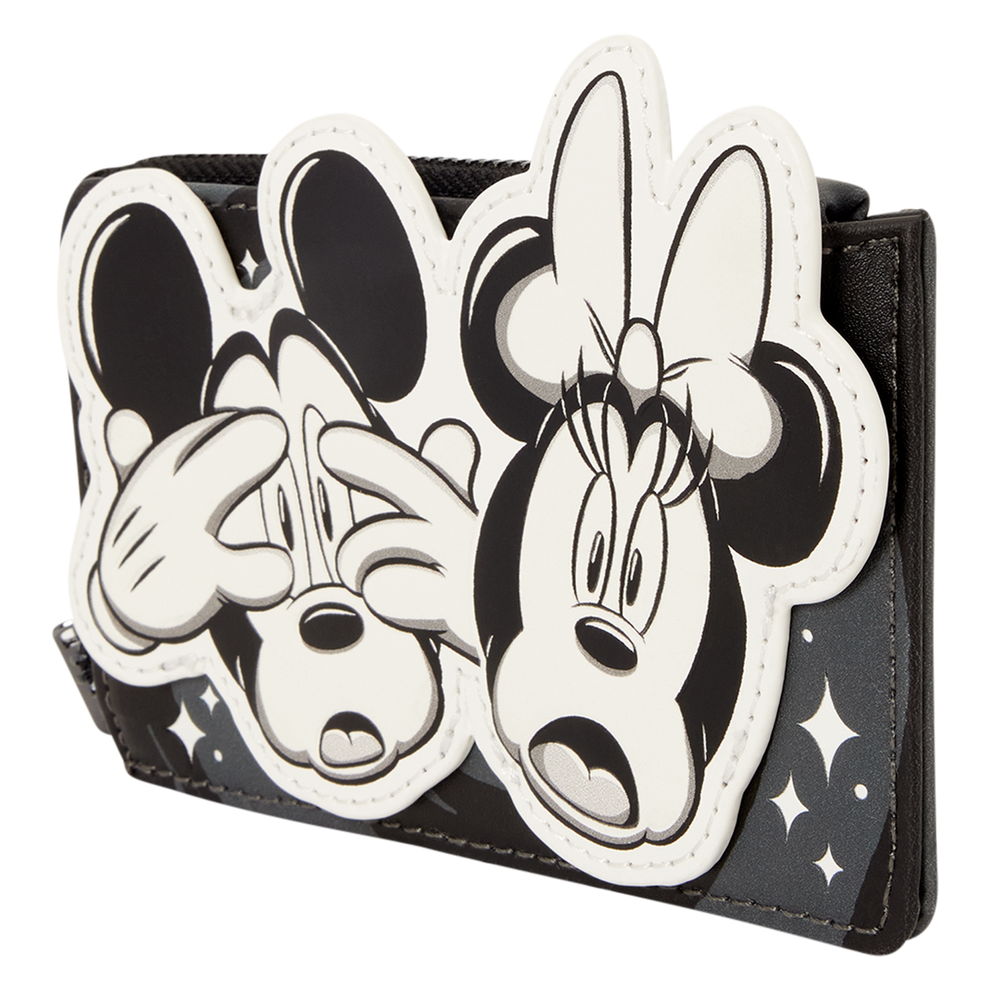 Mickey & Minnie Mouse Ghost Zip Around Card Holder