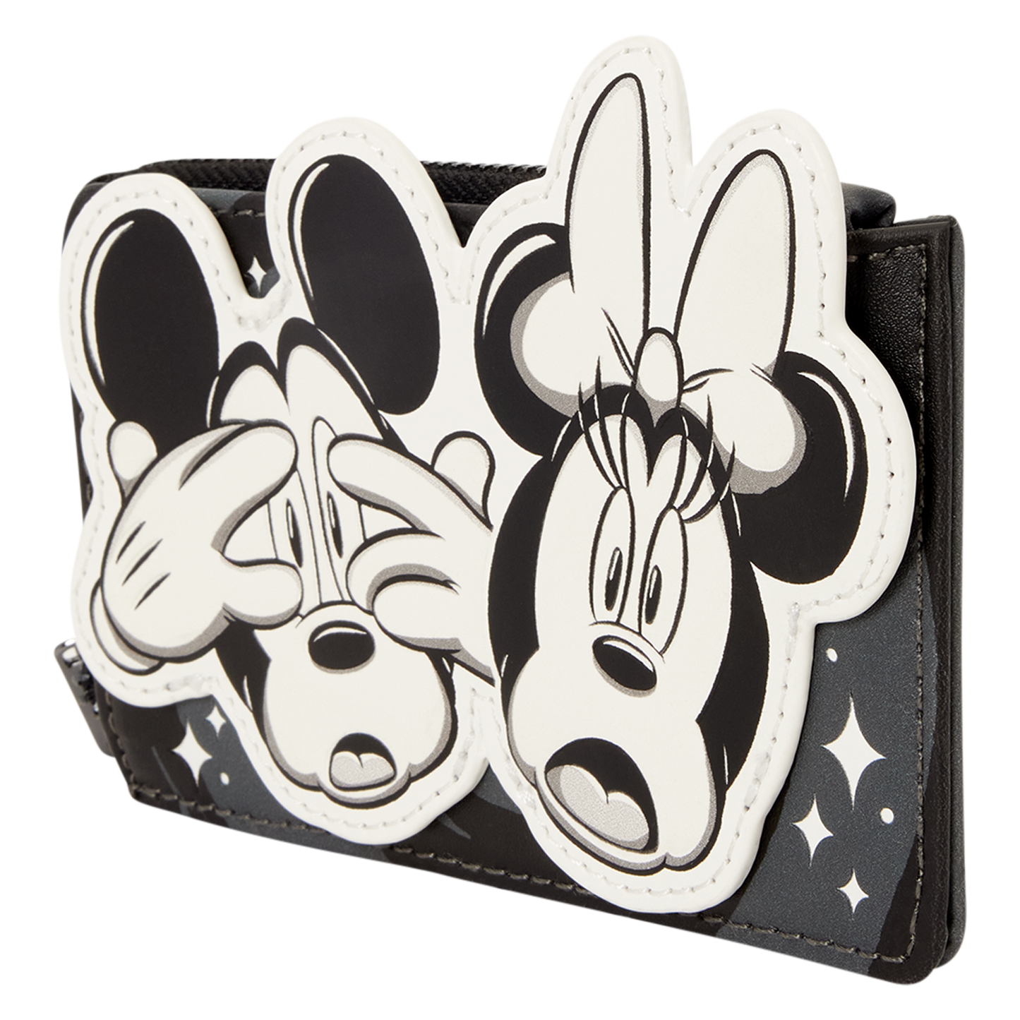 Mickey & Minnie Mouse Ghost Zip Around Card Holder